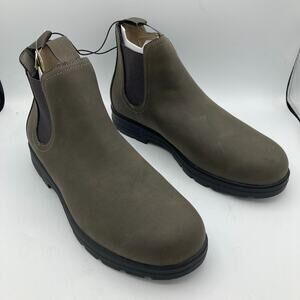Goodfellow Huxley Faux Leather Casual Dress Brown Chelsea Boots -- Men's 9.5